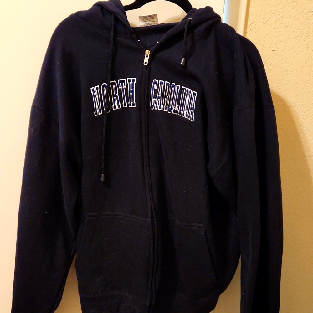 North Carolina zip Hoodie